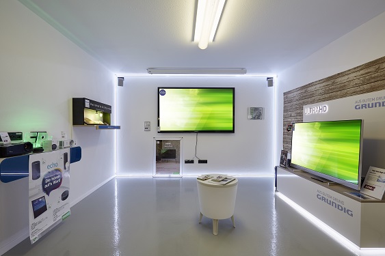 Fernsehzimmer, Ausstellung